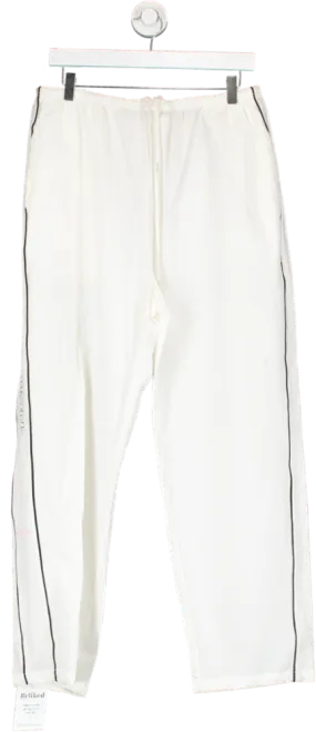 SOUTH.ST White Vacation State Track Pants UK M