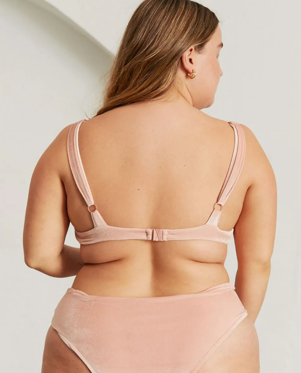 The Loop Velvet Pale Pink