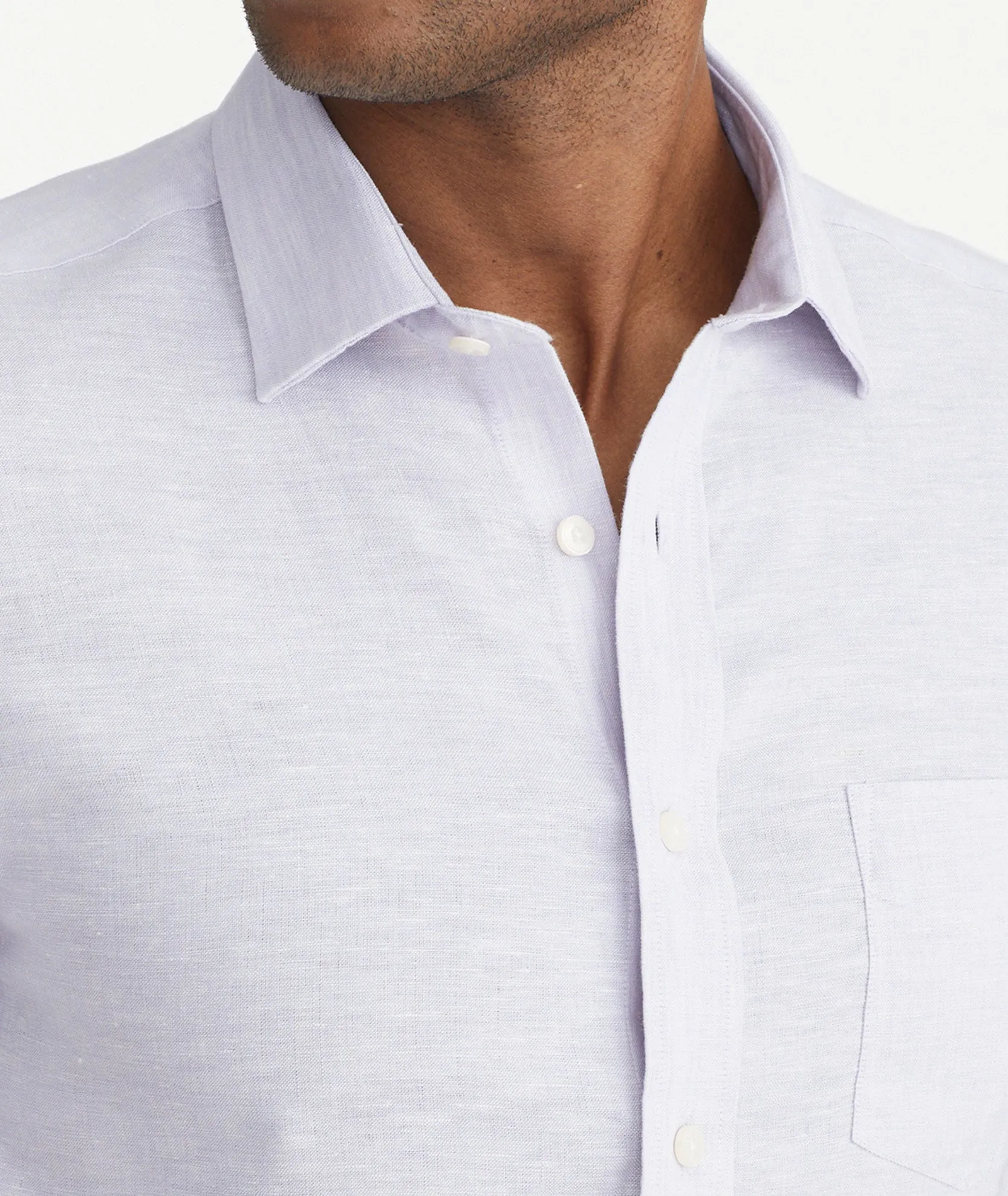 Wrinkle-Resistant Linen Short-Sleeve Cameron Shirt